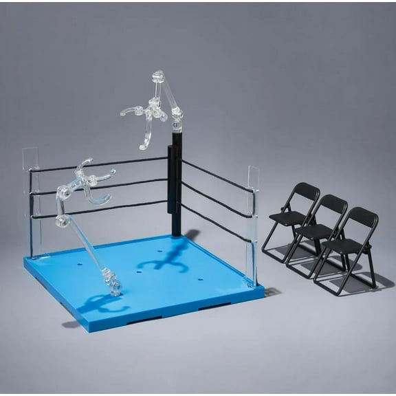 S.H. Figuarts Act Ring Corner (Neutral) & Folding Chair Set