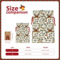 thumbnail image 3 of Xecao Hawaiian Style Print Burlap Gift Bags with Drawstring and Gift Tags, Gift Bags, Burlap Bags, Jute Bags for Party, Christmas, DIY Craft Bags-Medium, 3 of 9