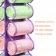 thumbnail image 5 of Muyoka Soporte para rollos de armarios portátiles, organizador de almacenamiento de mallas, soporte para rollos de armarios de ropa que ahorran espacio, organizador para colgar compartimentos independ Muyoka Hogar, 5 of 7