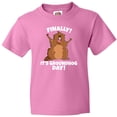 thumbnail image 3 of Inktastic Finally it's Groundhog Day Youth T-Shirt, 3 of 5