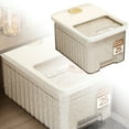 thumbnail image 1 of BKER Food Storage Container ，Kitchen Food Storage，For Dog Cat And Other Pet Food Storage With Measuring Cup Storage Bucket For Dog Food, 1 of 6