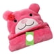 thumbnail image 3 of La Capa En Forma De Animal Del Terciopelo Coralino Suave Y Acogedor Embroma La Manta Con Capucha Con Capucha Para Los Niños Del Bebé, 3 of 8