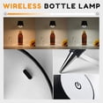 thumbnail image 3 of Wireless led bottle light for wine silver 1pc, 3 of 4