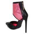 thumbnail image 3 of New Women Liliana Danielle-4 Leatherette Perforated Cuff Pointy Toe Pump, 3 of 6
