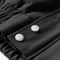 thumbnail image 3 of Jackets for Men Casual Loose Stand Collar Waterproof Jacket with Pockets Side Hand Hoodless Outwear Fashion Stylish Lightweight Windbreaker, 3 of 7