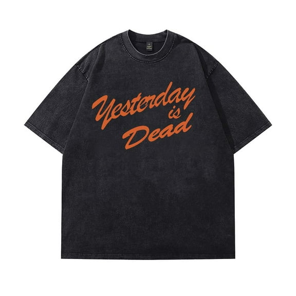 Josiah Queen Yesterday is Dead Merch T-Shirt Cotton Wash Tee Women Men Short Sleeve Casual Crewneck Tee