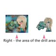 thumbnail image 4 of 5D DIY diamante pintura gato tigre perro elefante Kit de punto de cruz para niños Sunnimix Kits de pintura de diamante 5D, 4 of 8
