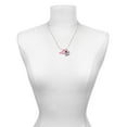 thumbnail image 2 of Delight Jewelry Acrylic Large Pink Cheer Megaphone - Silvertone Senior Class of 2026 Dome Necklace, 18", 2 of 5