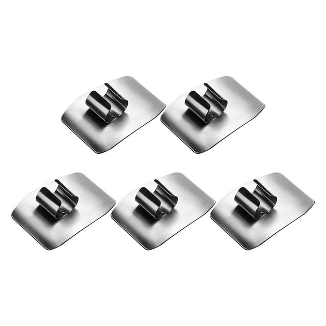 HOARBOEG Protège-Doigts pour la Coupe Protège-Doigts en Acier Inoxydable Couteau Protège-Doigts Protège-Doigts pour la Coupe Protège-Doigts Multifonction -Couper Protecteurs de Doigts pour dés et