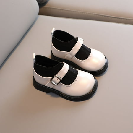 

SDJMa Baby Girls Boys Classic Loafers Infant PU Leather Oxford Dress Shoes Soft Slip On Moccasin Crib Flats Shoes