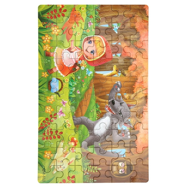 Rompecabeza 60pcs Rompecabeza para Niños Lindas Imágenes de Dibujos Animados Rompecabeza Para Niños Regalo de Juguete Con Caja de Hierro