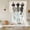 Beige, variant on Happy Easter Tie Up Curtains for Windows, Balloon Window Shades, Spring Carrots Country Black and White Plaid Kitchen Window Treatments Roll Up Curtain for Basement/Nursery 52"x45"