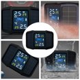 thumbnail image 4 of 1 Set Solar Tire Pressure Sensor Motorcycle Tire Pressure Monitor (Black), 4 of 9