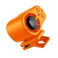thumbnail image 2 of HonestMatter Portable Fan for Car, Clip On Rechargeable Fan with LED Display and 16°C Cooling, 360° Adjustable Clip Fan for Office Bedroom Travel, Orange, 2 of 7