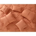 thumbnail image 4 of Nanshing  Agathe 7 Piece Pintuck Comforter Set Apricot - King, 4 of 5
