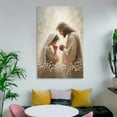 thumbnail image 6 of Jesus Christ Religious Wall Art Jesus with Girl Praying Poster Mormon Art, Bible Painting Wall Art Poster Gifts Bedroom Prints Home Decor Hanging Picture Canvas Painting Posters 24x36inch(60x90cm), 6 of 6