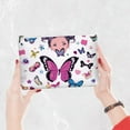 thumbnail image 4 of Bolsa de maquillaje pequeña, bolsa de cosméticos de gran capacidad, bolsa de maquillaje, neceser, mini bolsa de emergencia, organizador de viaje portátil con cremallera, 4 of 9