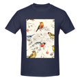 thumbnail image 4 of Bingfone Little Birds Men'S Loose Fit Short-Sleeve Pocket T-Shirt, 4 of 7