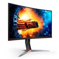 AOC 27' FHD 165Hz 1ms GTG Curved VA LED FreeSync Gaming Monitor (C27G2) - Black/Red
