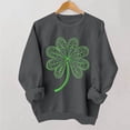 thumbnail image 1 of TaTaai Women Casual No Hood St Patrick's Day Printed Sweatshirt Crew Neck Long Sleeve Top Ladies Daily Commute Festival Wear Soft Warm Comfortable Stylish Pullover Top Gift, 1 of 6