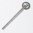 thumbnail image 2 of Valentine's Day Silver Lace-Edged Bookmark - Gift for Readers and Book Lovers, 2 of 5