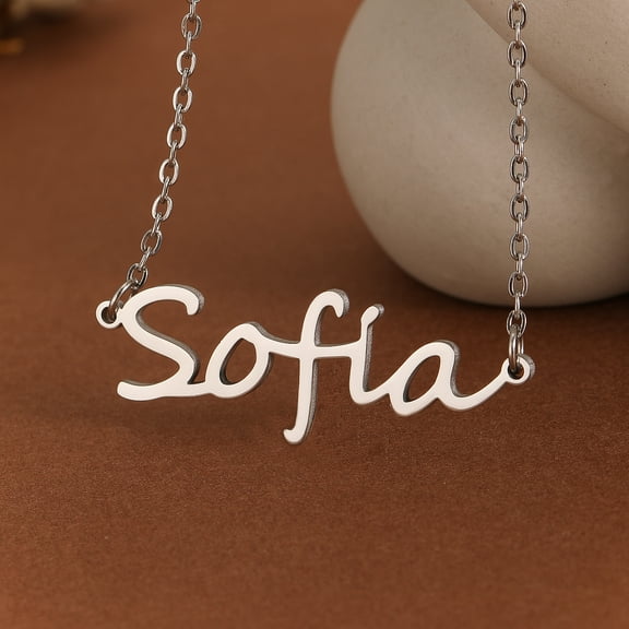 Custom Name Necklaces For Women Men Stainless Steel Customized Letter Choker Pendant Personalized Goth Neck Chain Jewelry