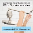 thumbnail image 5 of SparkPod 8 Inch Brushed Nickel High Pressure Rainfall Showerhead, 5 of 8