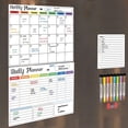 thumbnail image 4 of Magnetic Dry Erase Calendar for Fridge, Monthly & Weekly Fridge Calendar Planning Board Whiteboard Calendar with 6 Dry Erase Markers and Eraser, 16.5 "x11.7", 4 of 9