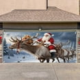 thumbnail image 4 of Riforla Holiday Cheer Garage Festive Christmas Banner with Bright Colors Festive Design Perfect for Auto Enthusiasts Home Garages Easy Hanging Durable Material Flags Banners Accessories G, 4 of 5