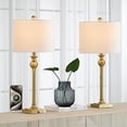 thumbnail image 2 of Maxax Gold Table Lamps Set of 2, 29" Industrial Living Room Lamp with USB Ports, Modern Metal Bedroom Lamp., 2 of 7