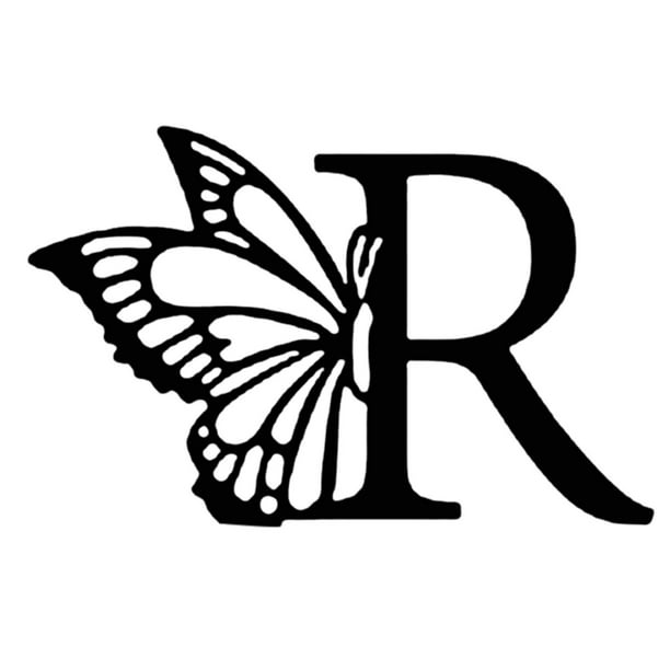 Letrero Metálico Con Forma De Mariposa Letrero Con Letras Letrero Con Monograma Letrero Metálico Con Letras Decoración De Habitaciones Letrero Con Mariposa Regalo