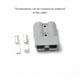 thumbnail image 3 of Speravity 2 juegos de montacargas 50A 600V conexiones enchufe terminales bipolares adaptadores que cubren polvo gris poste caravanas dobles Accesorios para vehículos recreativos Speravity VI018226-00B, 3 of 6