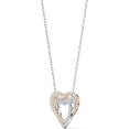 thumbnail image 4 of Necklace Jewelry Collection, Rose Gold and Rhodium Tone Finishes, Clear Crystal, 4 of 5