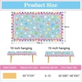 thumbnail image 3 of Easter Rectangle Tablecloth 60 x 104 Inch, Colorful Pastel Easter Eggs Decorative Table Cloth Dining Table Cover, Spring Dinner Party Picnic Decoration, 3 of 6
