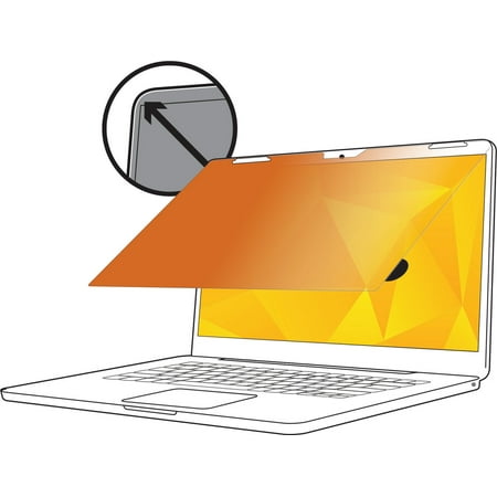UPC: 0051128011478 | 3M Gold Privacy Filter for Apple MacBook Pro 16 2021 with COMPLY Flip Attach  Orange