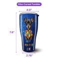 thumbnail image 5 of Autism Awareness Toy Fox Terrier Accept Understand Love 30oz Stainless Steel Tumbler Insulated Cup with Lid Dog Lover - 12003, 5 of 5