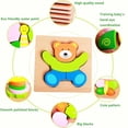 thumbnail image 4 of Juego De Rompecabezas De Madera Montessori, Juego De Rompecabezas Con Diseño De Animales, Tarjetas Para Niños, Niñas, Bebés, Niños Pequeños, Regalos Educativos De Aprendizaje Guardurnaity FN003121-00, 4 of 6