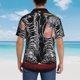 thumbnail image 4 of Fotbe Veterans Day1 Camisa Hawaiana para Hombre Unisex – Camisa Casual de Verano con Botones de Manga Corta de Algodón y Lino,X-Large, 4 of 7