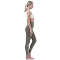 thumbnail image 3 of Allsense Women's High-Waited Leggings - Tummy Control with Zipper Pocket, Olive Green, Small, 3 of 6