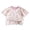Pink, variant on Zpanxa Toddler Shirts Girls Short Sleeve Round Neck Shirt with Strawberry Star Print Cotton Casual Top