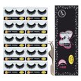 thumbnail image 1 of Anself Juego de 10 Pares de Pestañas Postizas Voluminosas y Naturales con Aplicador, Modelo 702, Color Negro, Ideal para Fiestas y Bodas, 1 of 6
