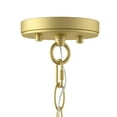 thumbnail image 5 of ACROMA  15-light Farmhouse Large Wagon Wheel Candle Chandelier with UL Certified - D40'' * H130'' Satin Brass Satin Adjustable Gold, Brass, Painted, 5 of 5