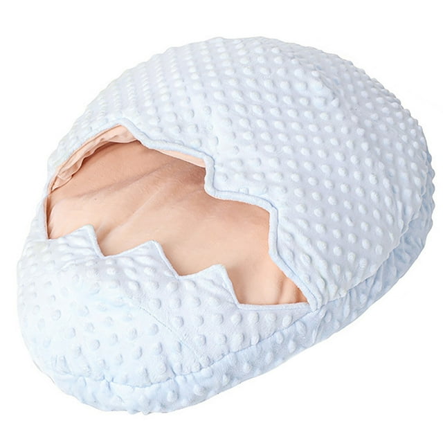 Bangcool Kitten Sleeping Bed Soft Egg Shell Design Cat Bed Puppy Sleep Bed for Winter