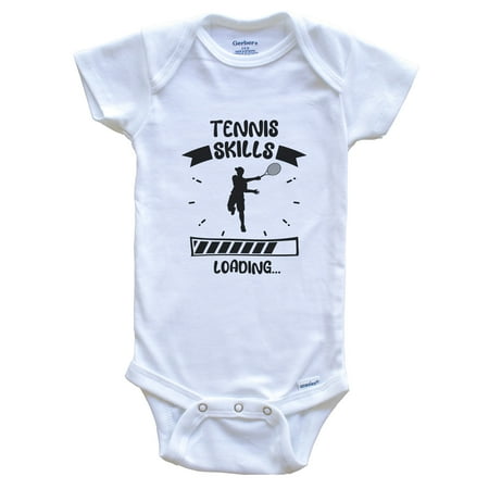 

Tennis Skills Loading Funny Tennis Baby Bodysuit