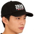 thumbnail image 3 of Gorra del Mundial 2026 | Gorra de aficionado al fútbol con correa ajustable | Talla única | Diseño discreto y sin estructura para hombres y mujeres, 3 of 5