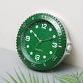 thumbnail image 2 of Reloj de Pared Diseño Moderno Aguja de Cuarzo Silenciosa Reloj de Pared de Lujo Barrido Silencioso Reloj de Pared del Segundo Hogar Verde, 2 of 5
