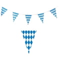thumbnail image 1 of Banderín de la bandera bávara, banderín del Oktoberfest, banderín del Oktoberfest bávaro, decoración colgante para fiesta de Beerfest, diseño de clase mundial, 1 of 8