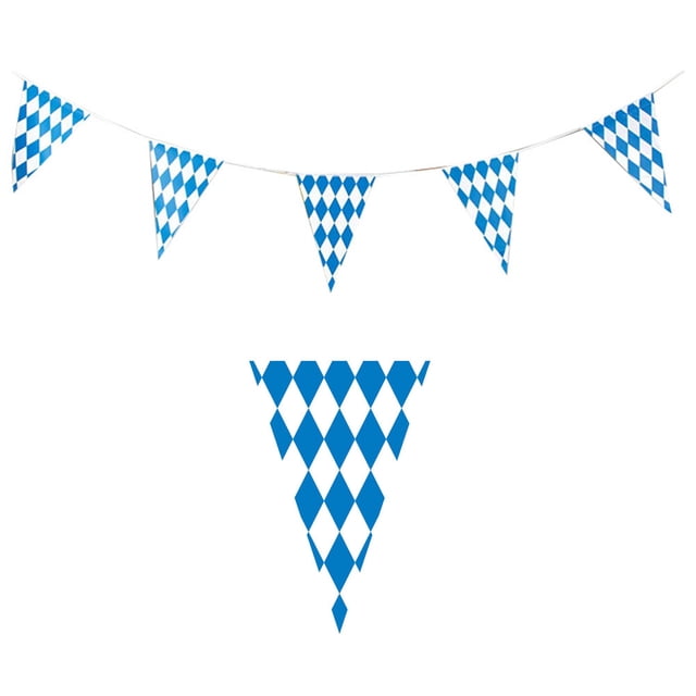 Banderín de la bandera bávara, banderín del Oktoberfest, banderín del Oktoberfest bávaro, decoración colgante para fiesta de Beerfest, diseño de clase mundial