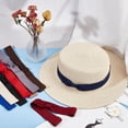 thumbnail image 5 of 10 Colors Bowknot Hat Band Stretchable Hat Ribbon Bands Panama Hat Band for Cowboy Hat Bend Brim Fedora Hat Women Mixed Color DIY, 5 of 6