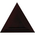 thumbnail image 6 of 19"W x 16 5/8"H x 1 1/8"P Triangle Ceiling Medallion, Hand-Painted Walnut, 6 of 8
